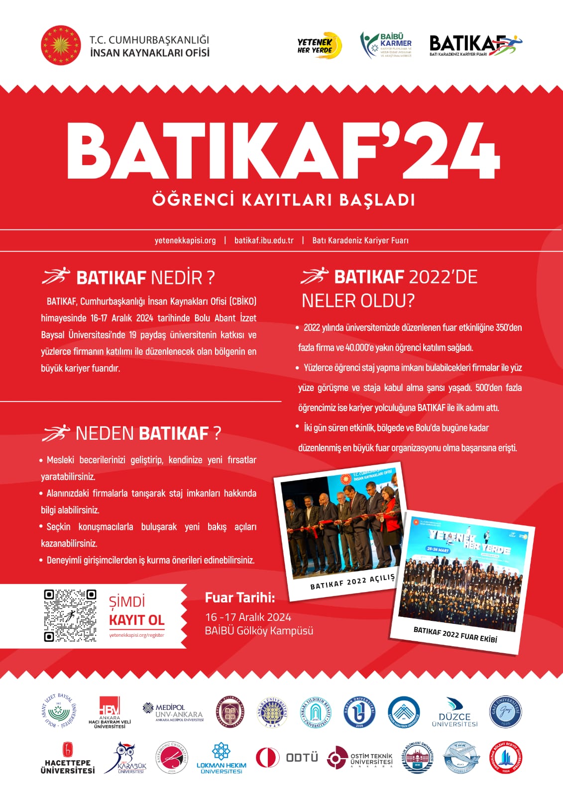 Batı Karadeniz Kariyer Fuarı (BATIKAF'24) 